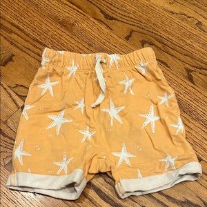 Little Co. by Lauren Conrad Starfish Print Kids Shorts Orange Cotton 4T